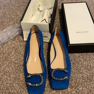 Gucci horsebit buckle flats